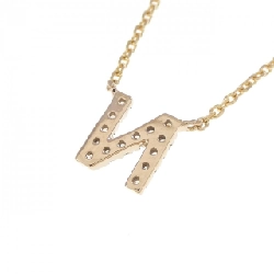 K18PG Chữ cái N Dây chuyền kim cương 0.07CT - Hàng hiệu Chính hãng 857636