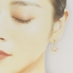 K18YG Bông tai - Hàng hiệu Authentic 868433