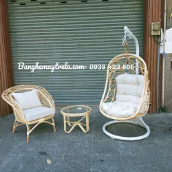 Bộ bàn ghế mây phòng ngủ 682042