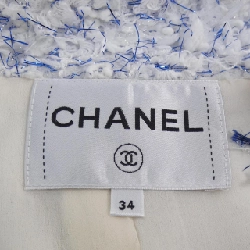 Áo khoác không cổ CHANEL 633458