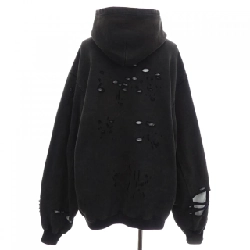 Áo hoodie Balenciaga BALENCIAGA Caps Destroyed Pullover 659403 TKVB6 UNISEX - Hàng hiệu Chính hãng 887693
