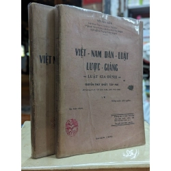 VIỆT NAM DÂN LUẬT LƯỢC GIẢNG - VŨ VĂN MẪU