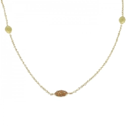 Dây chuyền Sapphire 750YG/750BG 1.95CT - Hàng hiệu Authentic