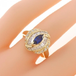 Nhẫn Sapphire 18KYG 0.37CT - Hàng hiệu Chính hãng 854713