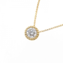 K18YG Solitaire Dây chuyền kim cương 0.20CT - Hàng hiệu Chính hãng 859105