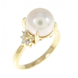 Nhẫn ngọc trai Akoya K18YG 8.4mm