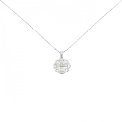 Dây chuyền kim cương hoa PT900/PT850 0.22CT - Hàng hiệu Chính hãng