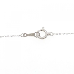 K18WG Hoa Đá Kim Cương Dây Chuyền 0.10CT - Hàng hiệu Chính hãng 861664