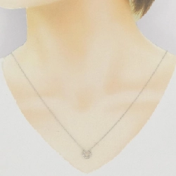 K18WG Mặt dây chuyền hình móng ngựa kim cương 0.13CT - Hàng hiệu Chính hãng 861864