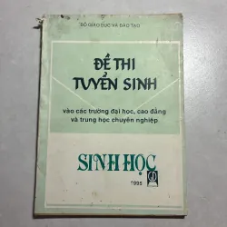 Đề thi tuyển sinh: Sinh học - 1995s