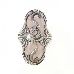 Nhẫn Rose Quartz George Jensen - Hàng hiệu Authentic 838451