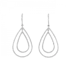 Bông tai kim cương Tiffany - Hàng hiệu Authentic