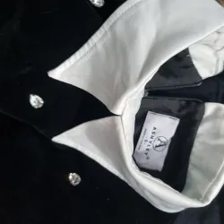 Đầm nhung nữ cổ tim phối đính đá sang trọng chất liệu vải mềm mịn 746076