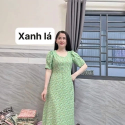 Đầm Mango Big size 90kg màu xanh cốm, mới 99% do không dùng tới