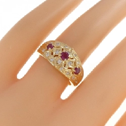 Nhẫn Ruby K18YG 0.41CT - Hàng hiệu Chính hãng 855816
