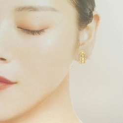 K18YG Bông tai kim cương 0.10CT - Hàng hiệu Chính hãng 877608