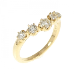 Nhẫn kim cương K18YG 0.50CT