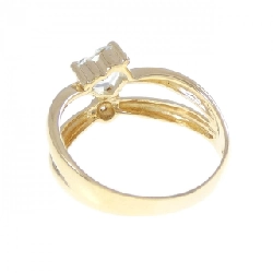 Nhẫn Aquamarine hình trái tim K18YG - Hàng hiệu Chính hãng 852349