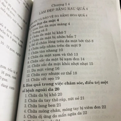 NGHỆ THUẬT LÀM ĐẸP BẰNG RAU CỦ QUẢ  - 115 trang, nxb: 2006 361506