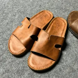 COMBO 2 ĐÔI DÉP DA BÒ THANH LÝ SIZE 41 674910