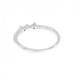 Nhẫn hồng ngọc kim cương K18WG 0.15CT 670507