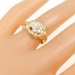 Nhẫn kim cương K18YG 0.31CT 671084