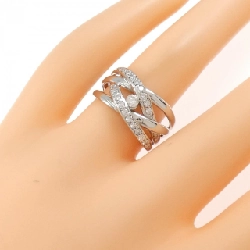 Nhẫn kim cương K18WG 0.10CT 669647