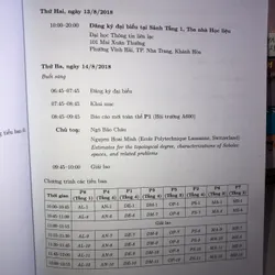 Chương trình và Tóm tắt các báo cáo Đại hội Toán học Việt Nam lần thứ IX 698688