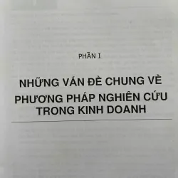 PHƯƠNG PHÁP NGHIÊN CỨU TRONG KINH DOANH 702168