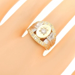 Nhẫn kim cương K18YG/PT900 0.70CT 667049