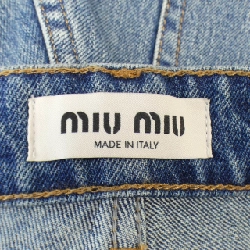 【Mã giảm giá】Quần jeans MIU MIU 653846
