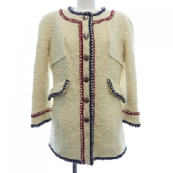 【Khuyến mãi】Áo khoác không cổ CHANEL