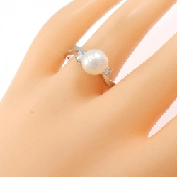 Nhẫn ngọc trai Akoya PT900 8.1mm - Hàng hiệu Authentic 846161