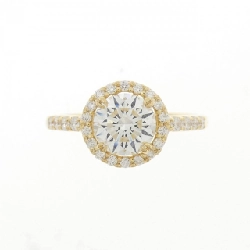 Nhẫn kim cương K18YG 1.023CT G SI1 EXT H&C - Hàng hiệu Authentic 879396