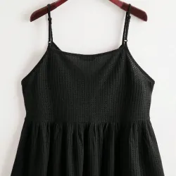 Áo hai dây dệt viền bèo Shein bigsize 4XL 756604