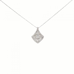 Dây chuyền kim cương PT900/PT850 0.23CT - Hàng hiệu chính hãng