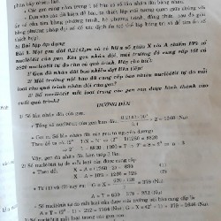 BỒI DƯỠNG HỌC SINH GIỎI 9 VÀ LUYỆN THI VÀO LỚP 10 CHUYÊN MÔN SINH HỌC HUỲNH QUỐC THÀNH 13317