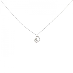 K10WG Dây chuyền kim cương hình trái tim 0.01CT - Hàng hiệu Chính hãng