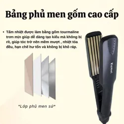 Máy Bấm Tóc Kemei Km-332 Chuyên Nghiệp, Máy Làm Dập Xù Tóc Có 4 Mức Chỉnh Nhiệt 2024 751690
