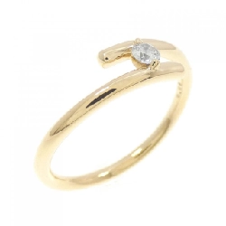 Nhẫn kim cương K18YG 0.08CT