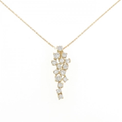 Dây chuyền kim cương K18YG 0.65CT - Hàng hiệu Chính hãng