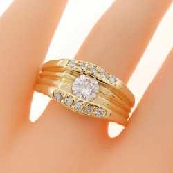 Nhẫn kim cương K18YG 0.508CT - Hàng hiệu Chính hãng 849631