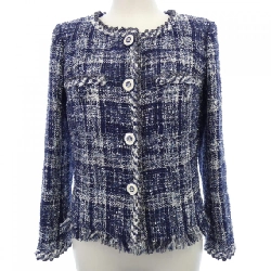 Áo khoác không cổ CHANEL P58382V44202 - Hàng hiệu Authentic