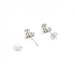 K18WG Bông tai hình trái tim kim cương 0.24CT - Hàng hiệu Chính hãng 875632