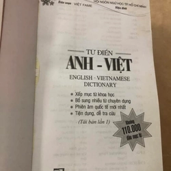 Sách Từ điển Anh Việt (110.000 từ) - Việt Fame biên soạn 305471