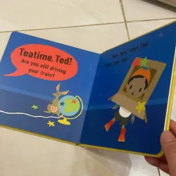 NGOẠI VĂN tiếng anh trẻ em : PLAYTIME WITH TED with BIG FLAPS for little hand - Bloomsbury 1027800