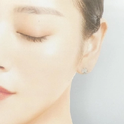 K18WG Bông tai Kim cương Hoa 0.50CT - Hàng hiệu Chính hãng 872080