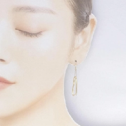 K18YG Bông tai hình trái tim - Hàng hiệu Chính hãng 868917