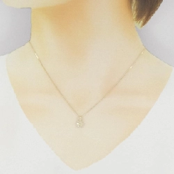 K18YG Hoa Tai Kim Cương Dây Chuyền 0.25CT - Hàng hiệu Chính hãng 861280