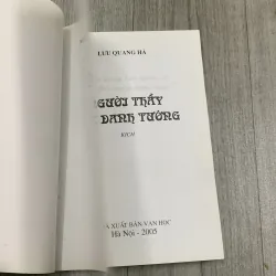 Người thầy của danh tướng - lưu quang hà. Có chữ ký tặng. 10a1 1025603